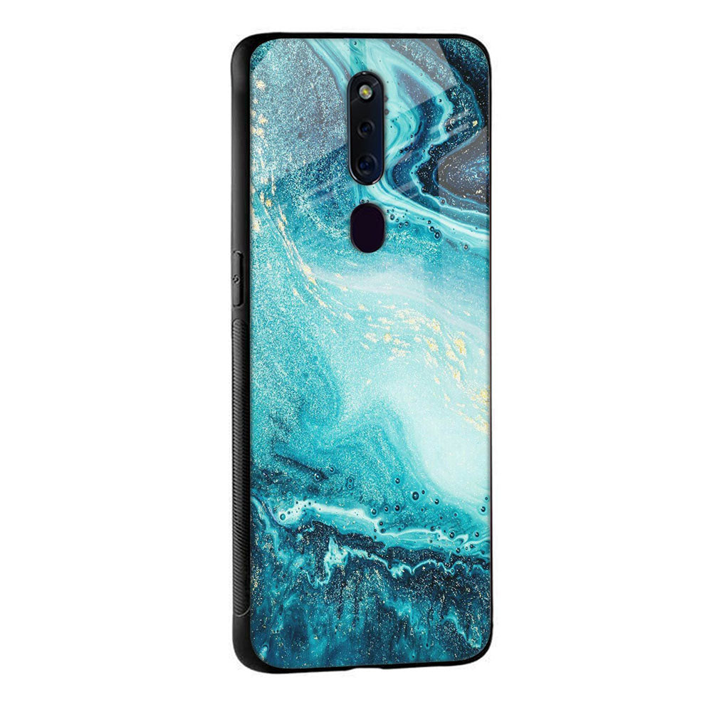 Sea Water Glass case for Oppo F11 Pro