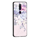 Elegant Floral Glass case for Oppo Reno8 Pro 5G