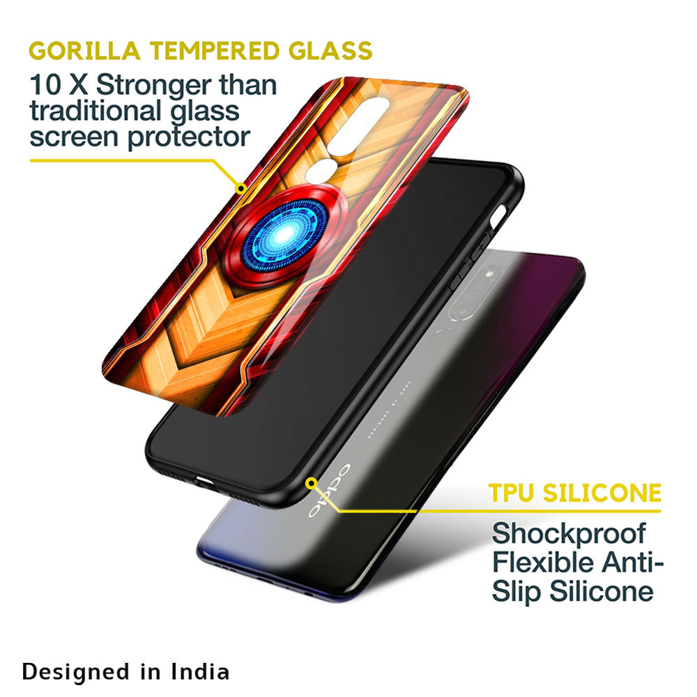 Arc Reactor Glass Case for Oppo Reno4 Pro