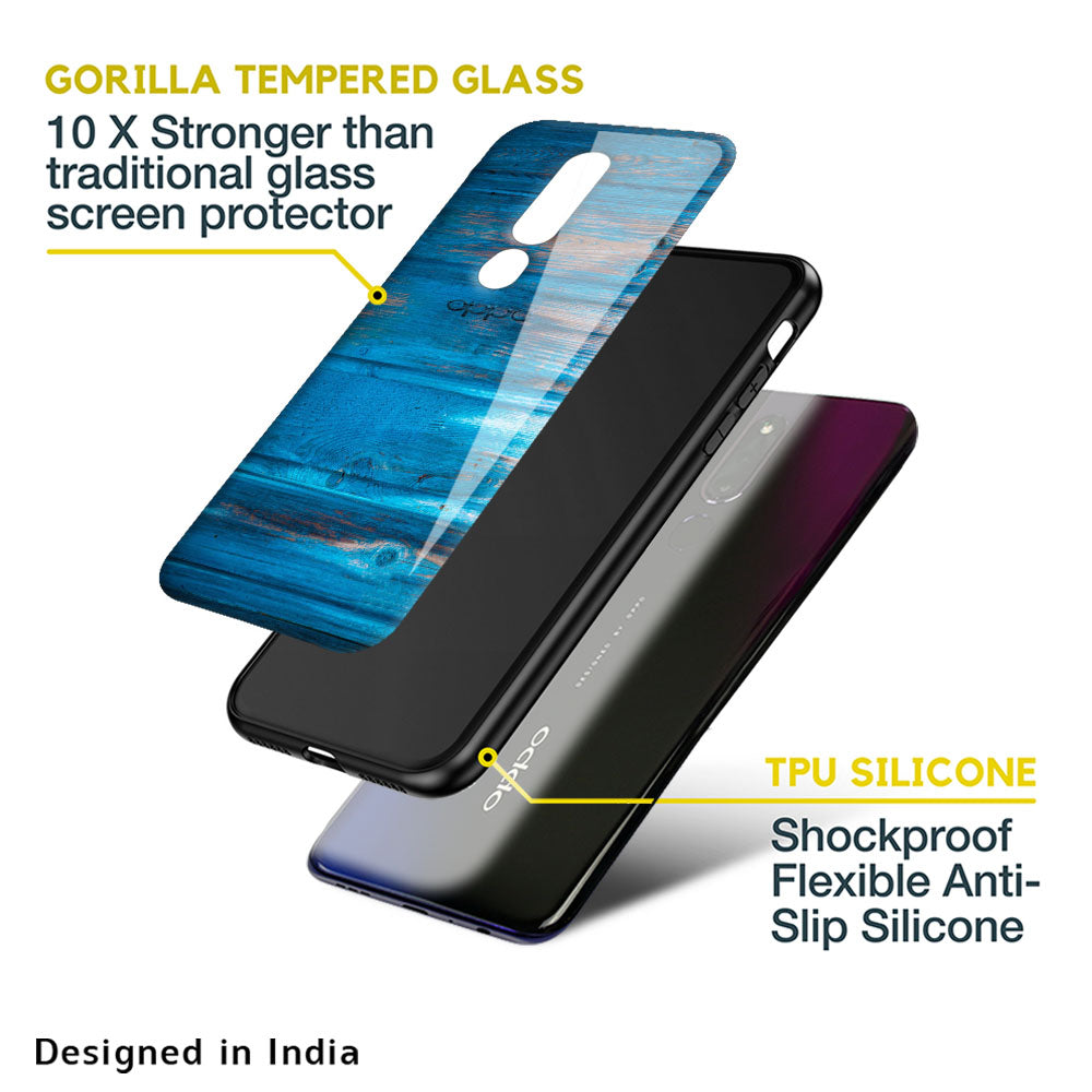 Patina Finish Glass case for OPPO A77s