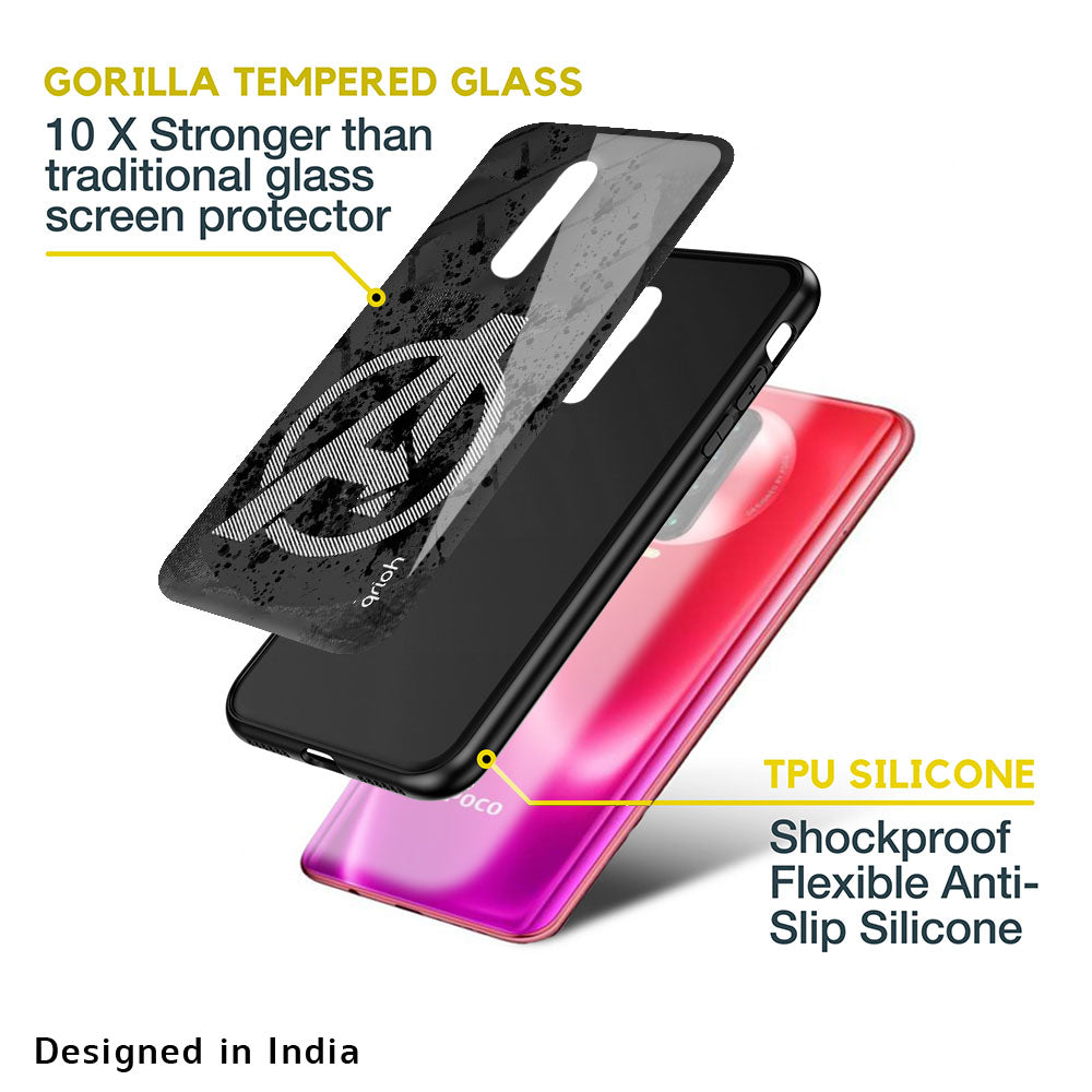 Sign Of Hope Glass Case for Poco M5