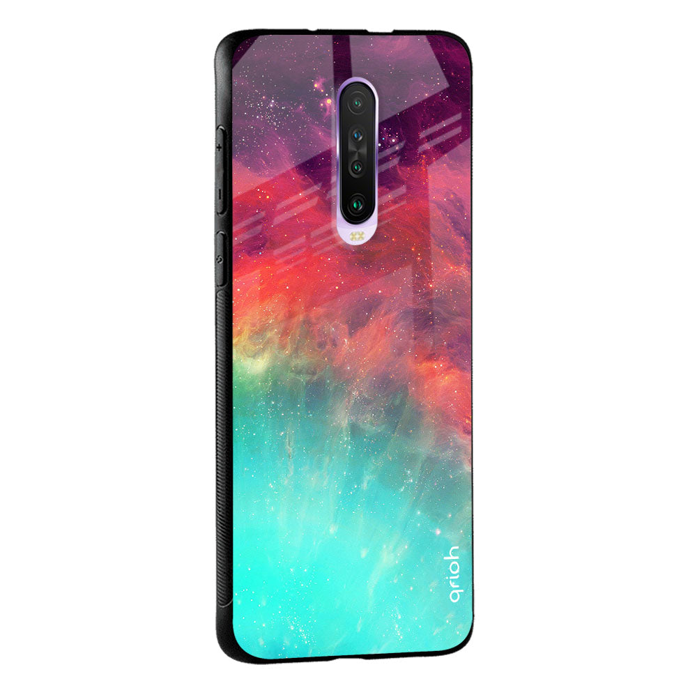 Colorful Aura Glass Case for Poco M5