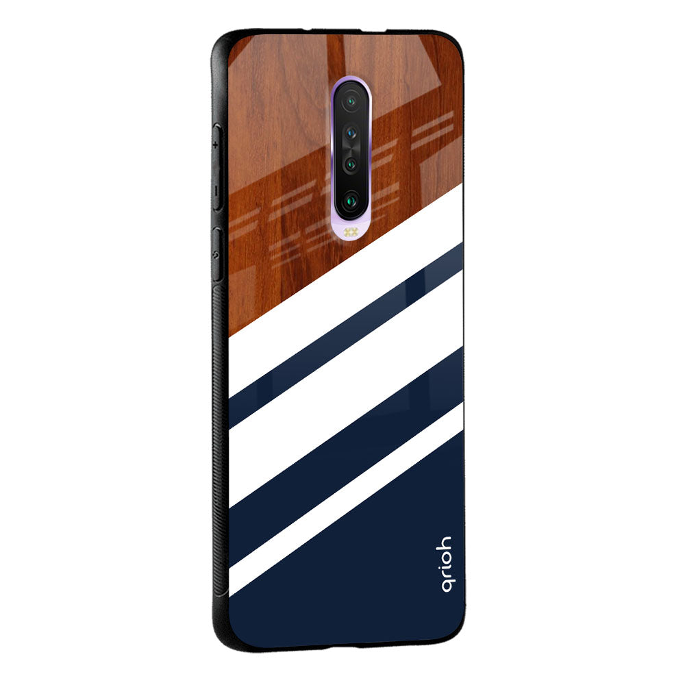 Bold Stripes Glass case for Poco M5