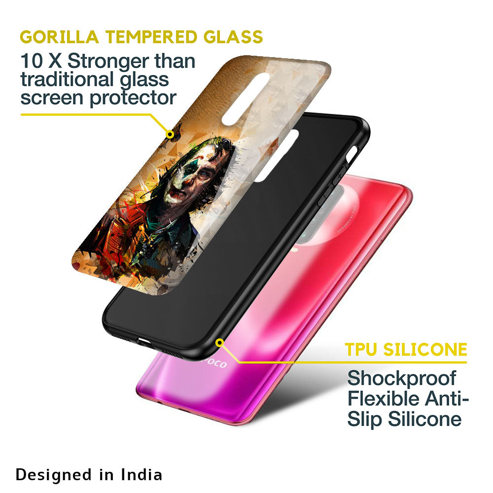Psycho Villain Glass Case for Poco M5