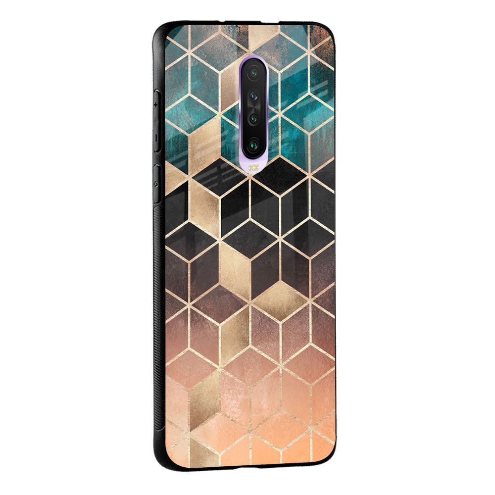 Bronze Texture Glass Case for Poco M5