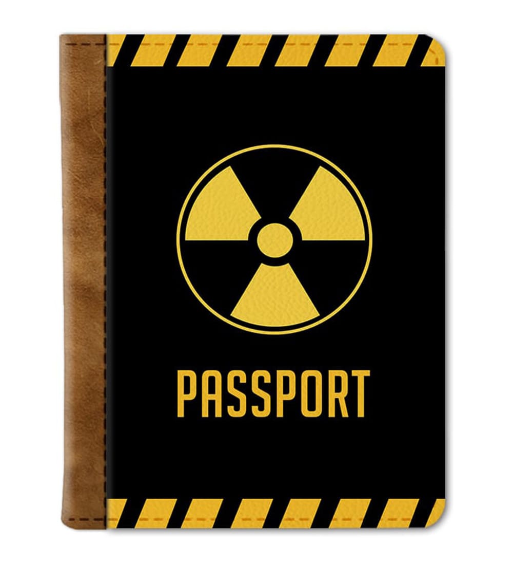 Radioactive Passport Cover