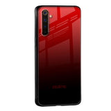 Maroon Faded Glass Case for Realme 10 Pro 5G