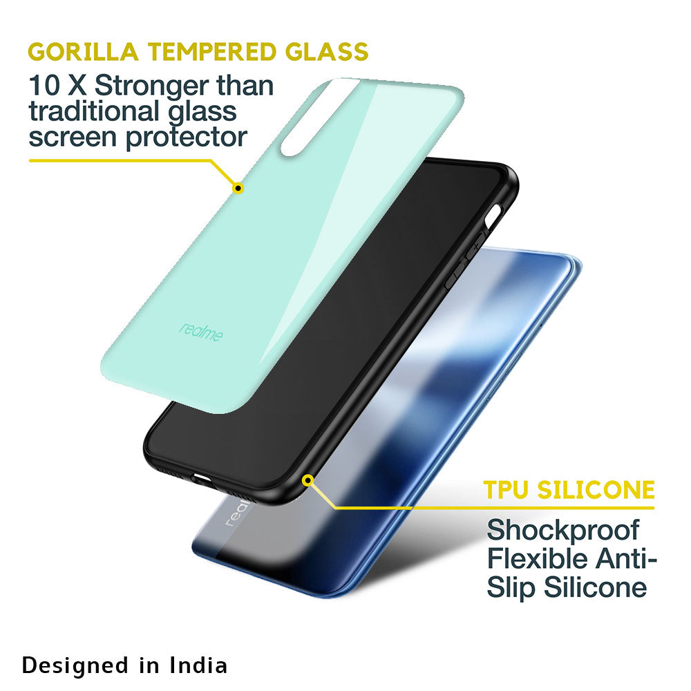 Teal Glass Case for Realme 10 Pro Plus 5G