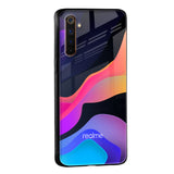 Colorful Fluid Glass Case for Realme 10 Pro 5G