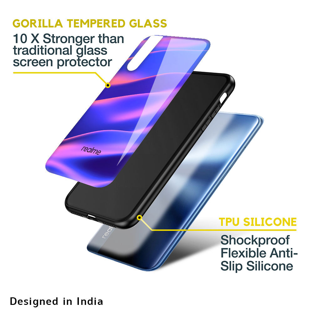 Colorful Dunes Glass Case for Realme 10 Pro Plus 5G