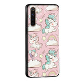 Balloon Unicorn Glass case for Realme 10 Pro 5G