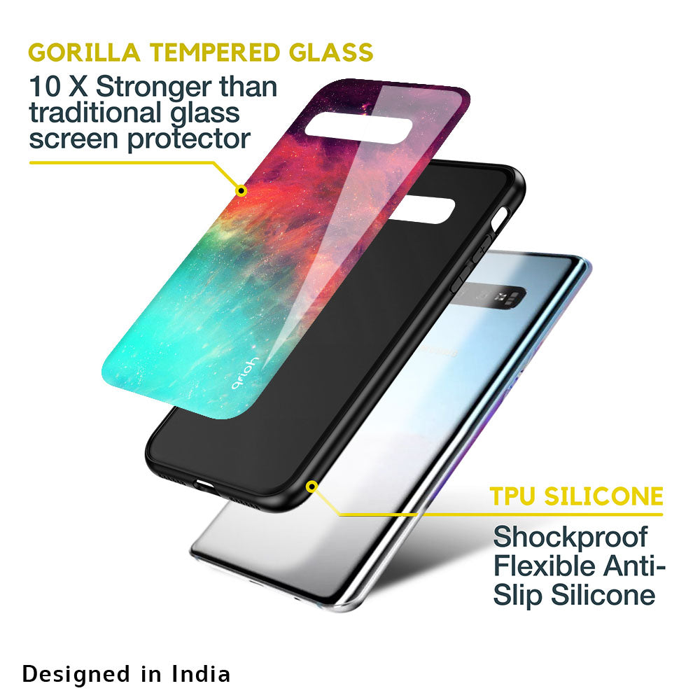 Colorful Aura Glass Case for Samsung Galaxy A50