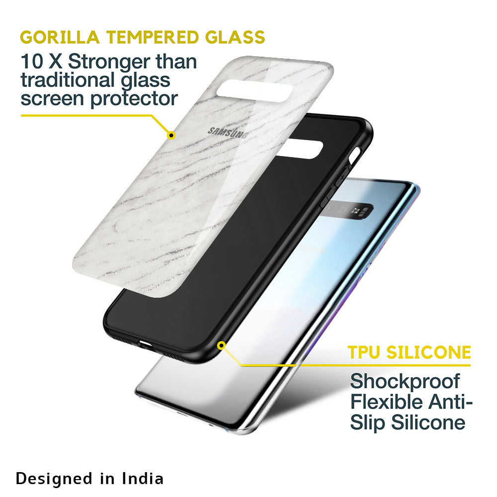 Polar Frost Glass Case for Samsung Galaxy F41