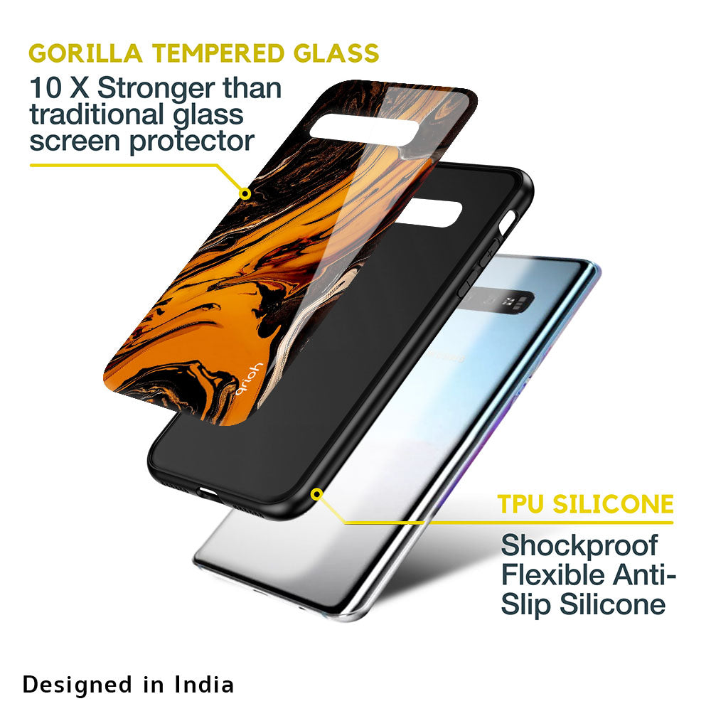 Secret Vapor Glass Case for Samsung Galaxy F41