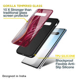 Crimson Ruby Glass Case for Samsung Galaxy S10e