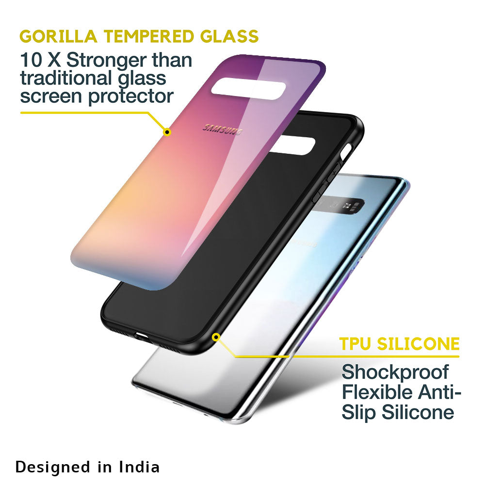 Lavender Purple Glass case for Samsung Galaxy F41