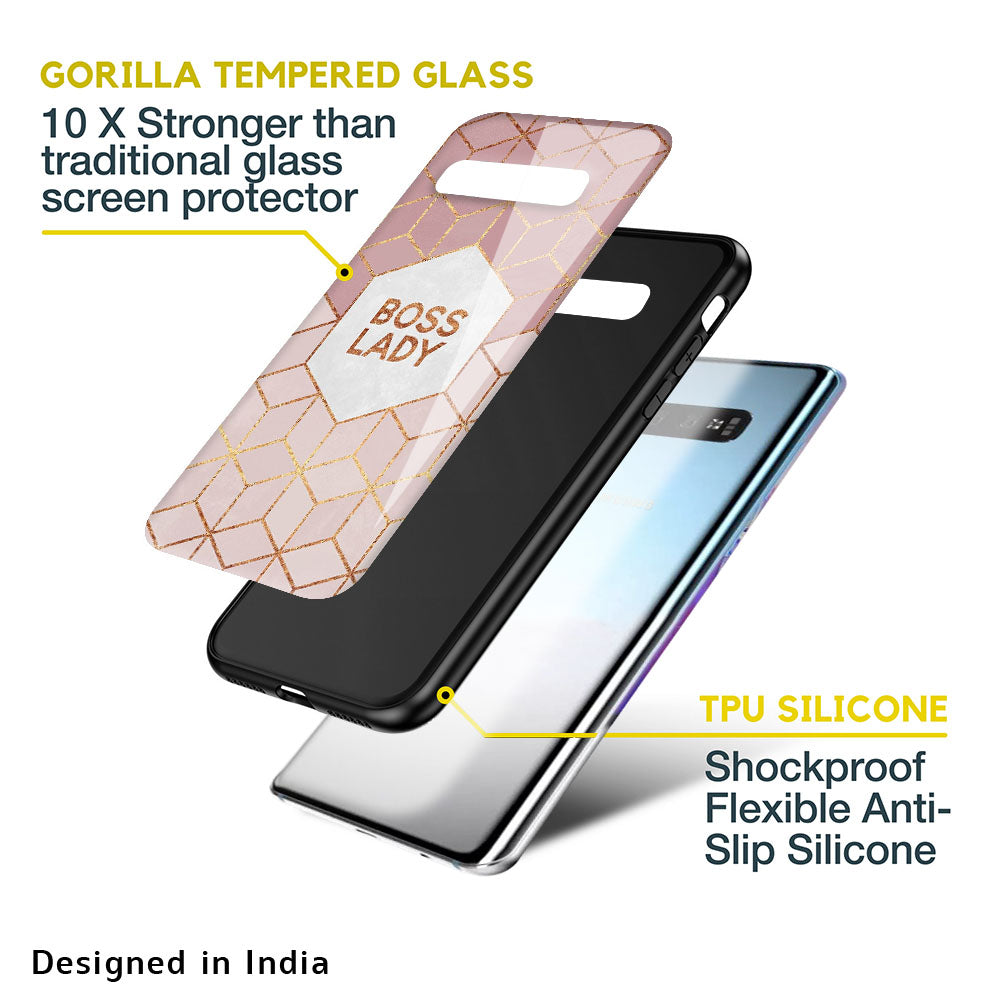 Boss Lady Glass Case for Samsung Galaxy S10