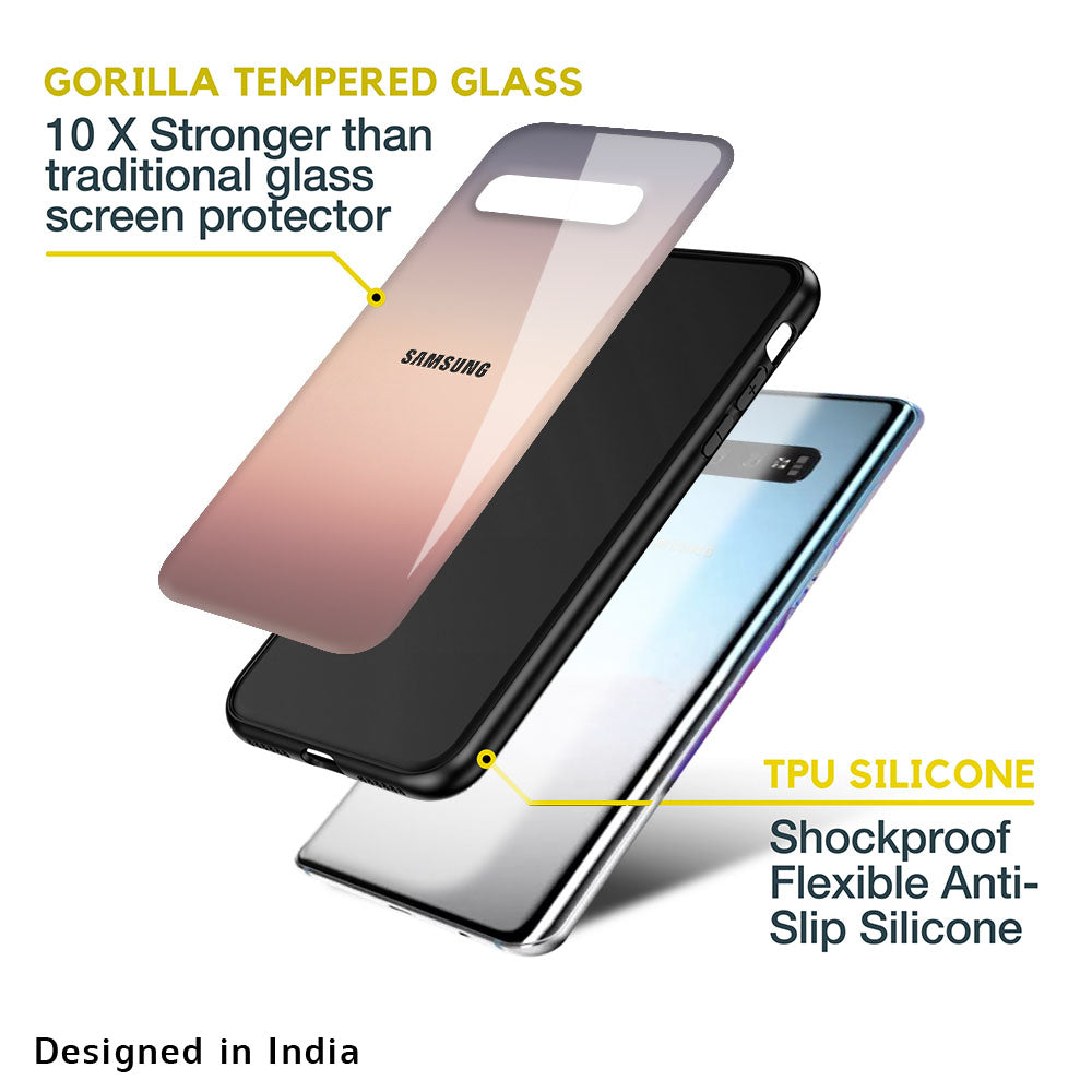 Golden Mauve Glass Case for Samsung Galaxy M13 5G