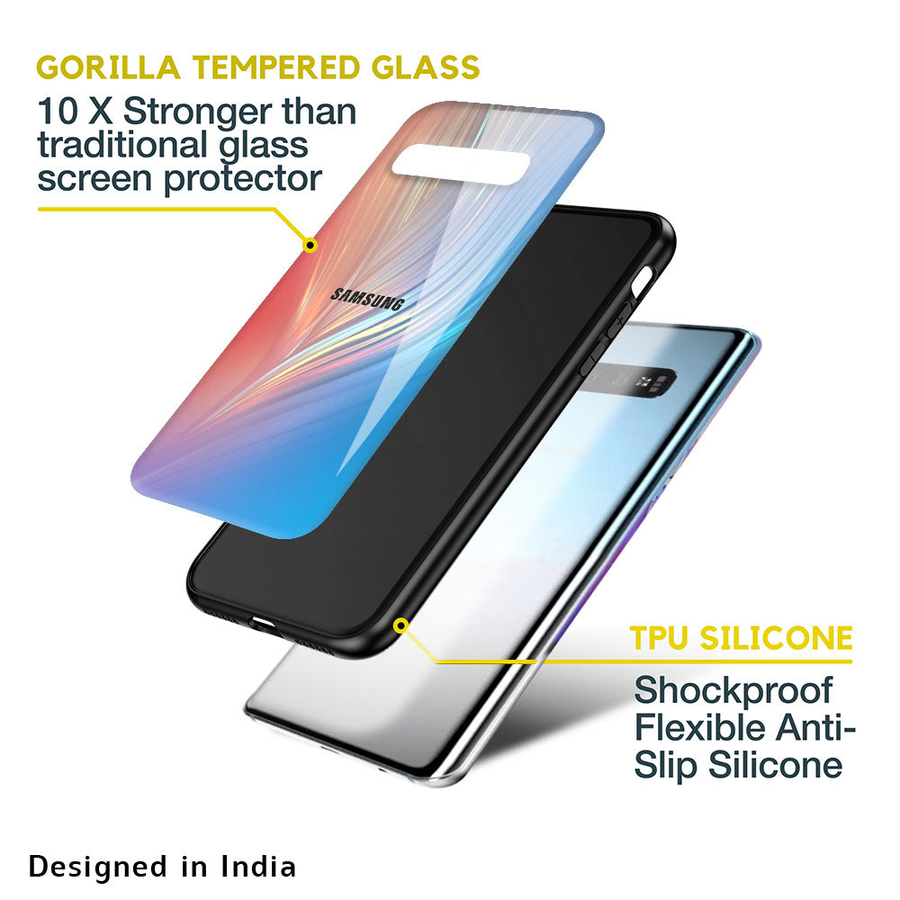 Mystic Aurora Glass Case for Samsung Galaxy M13 5G