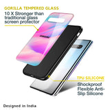 Colorful Waves Glass case for Samsung Galaxy S20