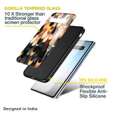 Bronze Abstract Glass Case for Samsung Galaxy S20 Ultra