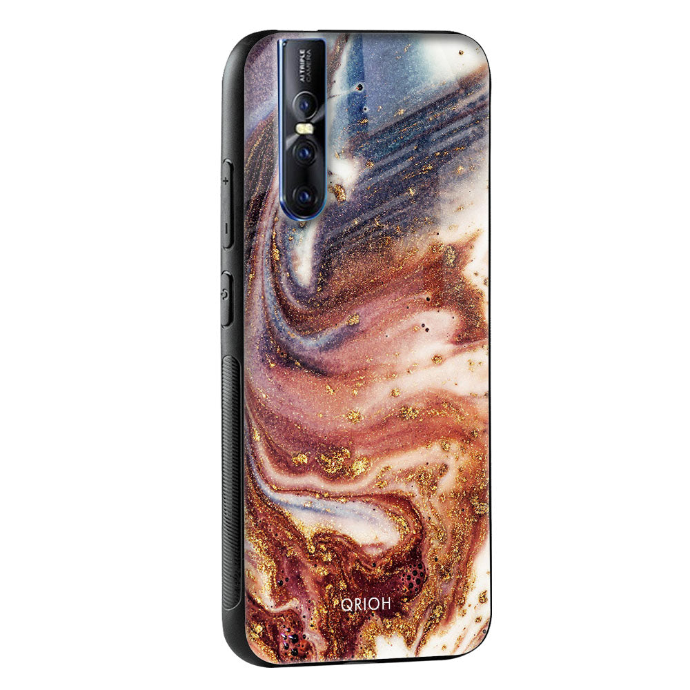 Exceptional Texture Glass Case for Vivo T1 5G