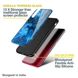 Gold Sprinkle Glass case for Vivo V15 Pro