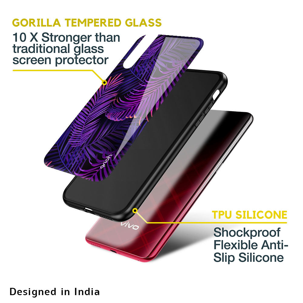 Plush Nature Glass Case for Vivo V15 Pro