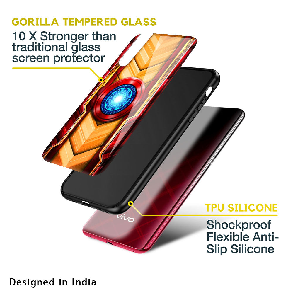 Arc Reactor Glass Case for Vivo X50 Pro