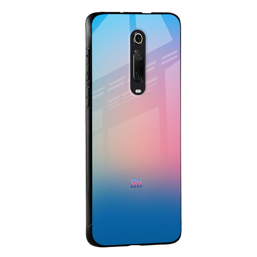 Blue & Pink Ombre Glass case for Redmi Note 10 Pro Max