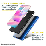 Colorful Waves Glass case for Redmi Note 9