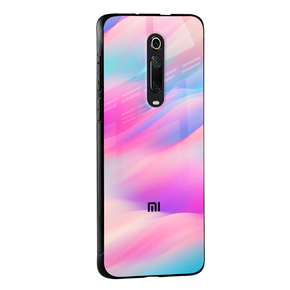 Colorful Waves Glass case for Xiaomi Mi A3