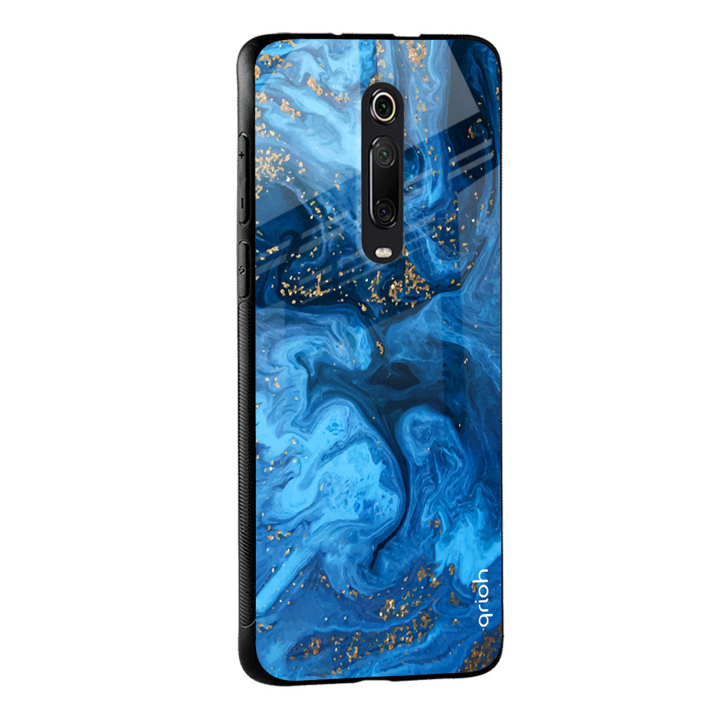 Gold Sprinkle Glass case for Redmi Note 10 Pro Max