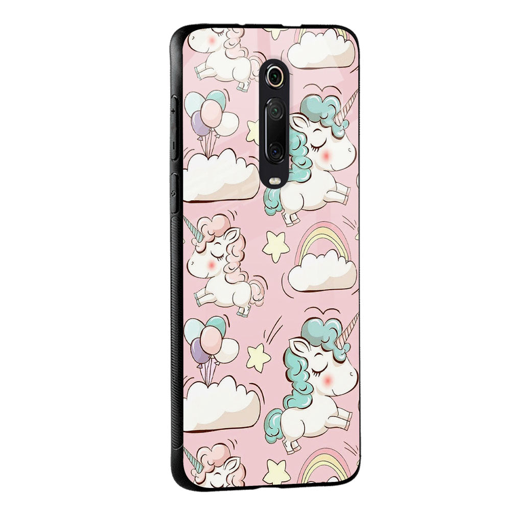 Balloon Unicorn Glass case for Xiaomi Mi A3