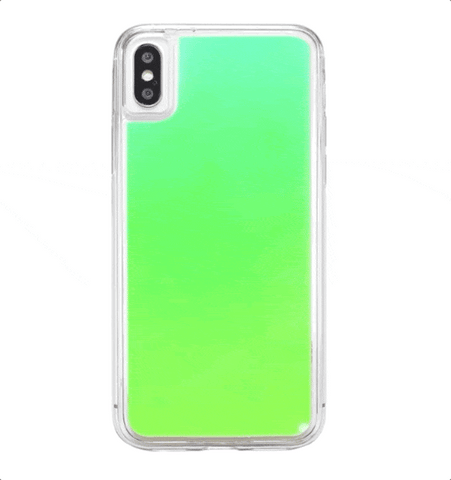 Green Neon Sand Glow Case