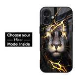 Golden Grey Tiger Glass Case