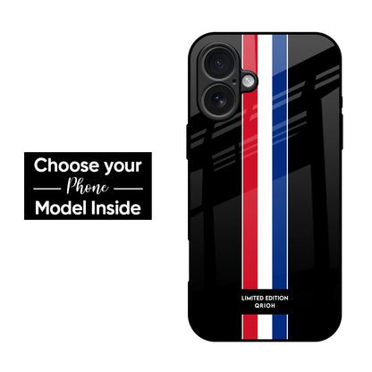 Flag Striped Glass Case