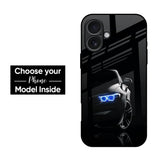 Car In Dark Glass Case