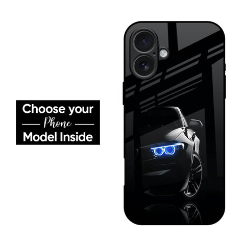 Car In Dark Glass Case