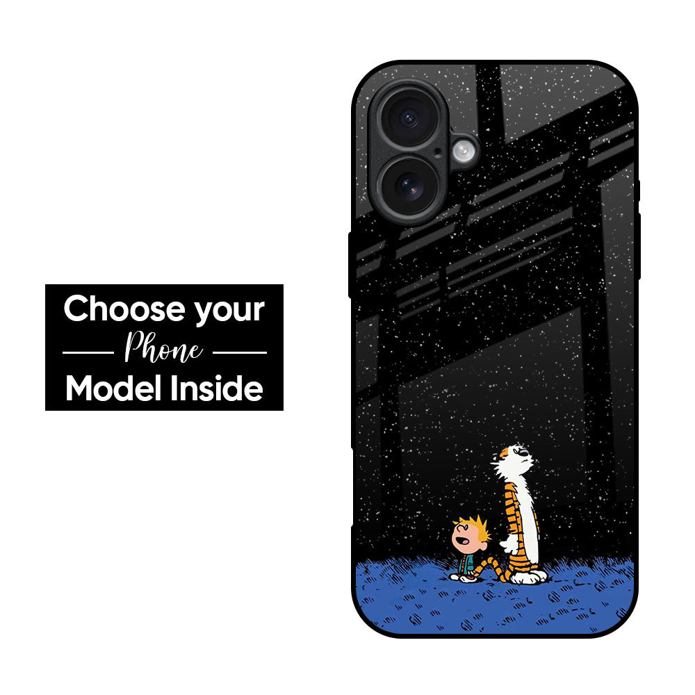 Night Sky Star Glass Case