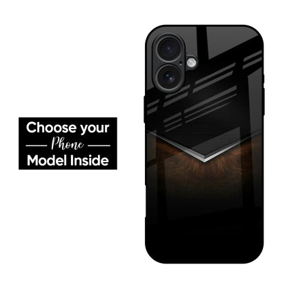 Dark Walnut Glass Case