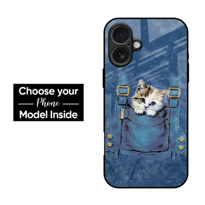 Kitty In Pocket Glass Case