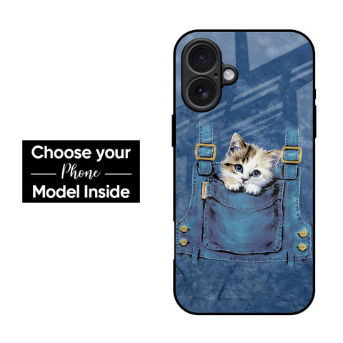 Kitty In Pocket Glass Case