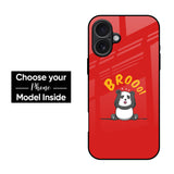 Screaming Panda Glass Case