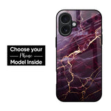 Thunder Marble Glass Case