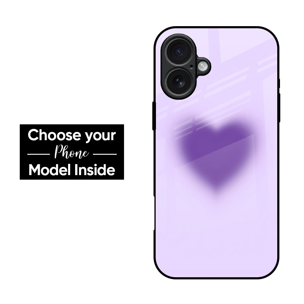 Violet Valentine Glass Case