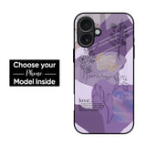 Petal Poetry Glass Case