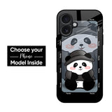 Cutie Panda Glass Case