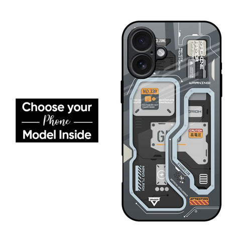 Retro Futuristic Glass Case