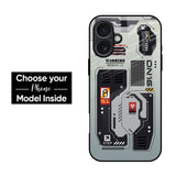 Techno Vibes Glass Case